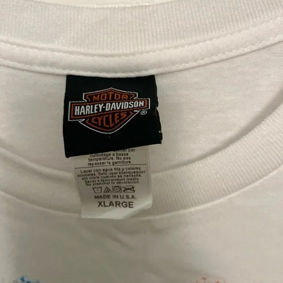 Harley-Davidson White 'Rolling to Remember' Tee - Picture 3 of 8